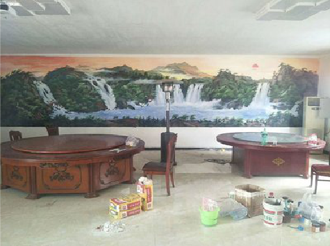 临泉墙绘-写实风景