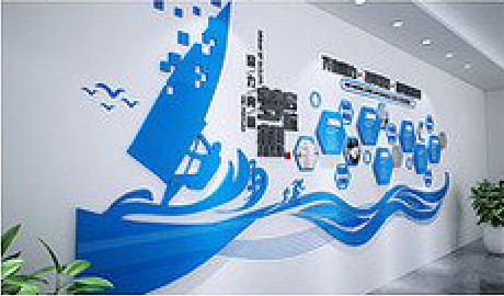 临泉海浪主题文化墙如何设计？