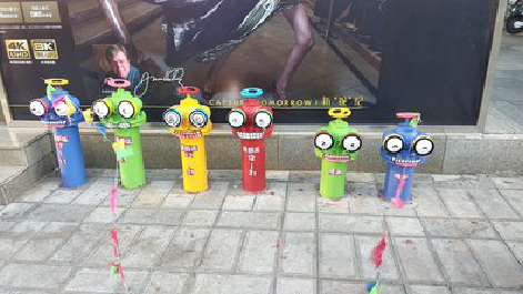 临泉商业区彩绘