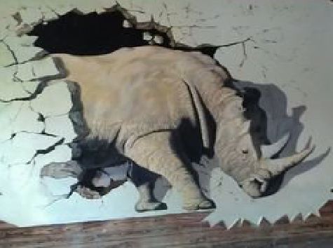 临泉在墙绘中，如何绘制3D效果？