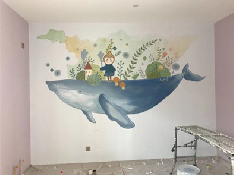 临泉手绘墙的特点及优势。